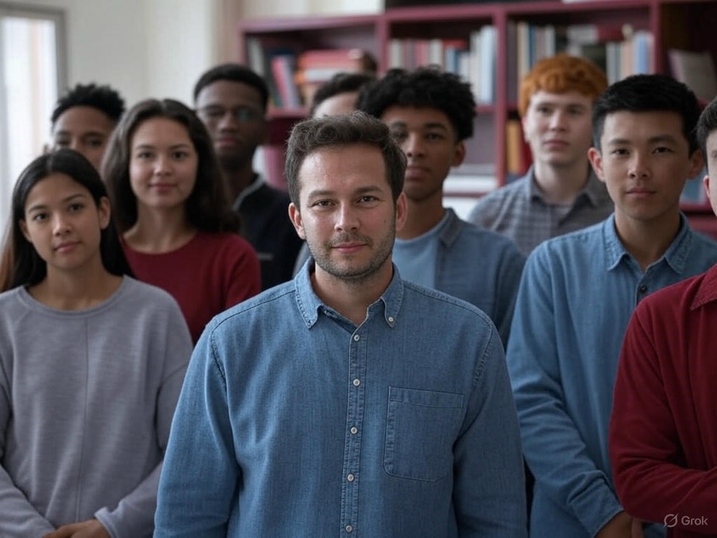 Youth mentorship session showing positive interaction between mentor and mentee